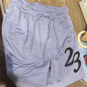 Jordan Light Gray Athletic Shorts